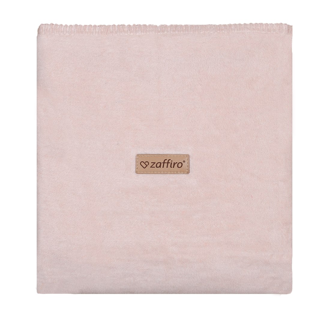 Cotton blanket Oslo 75x100cm baby pink
