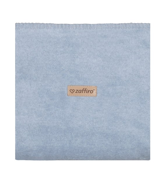 Koc bawełniany Oslo 75x100cm baby blue