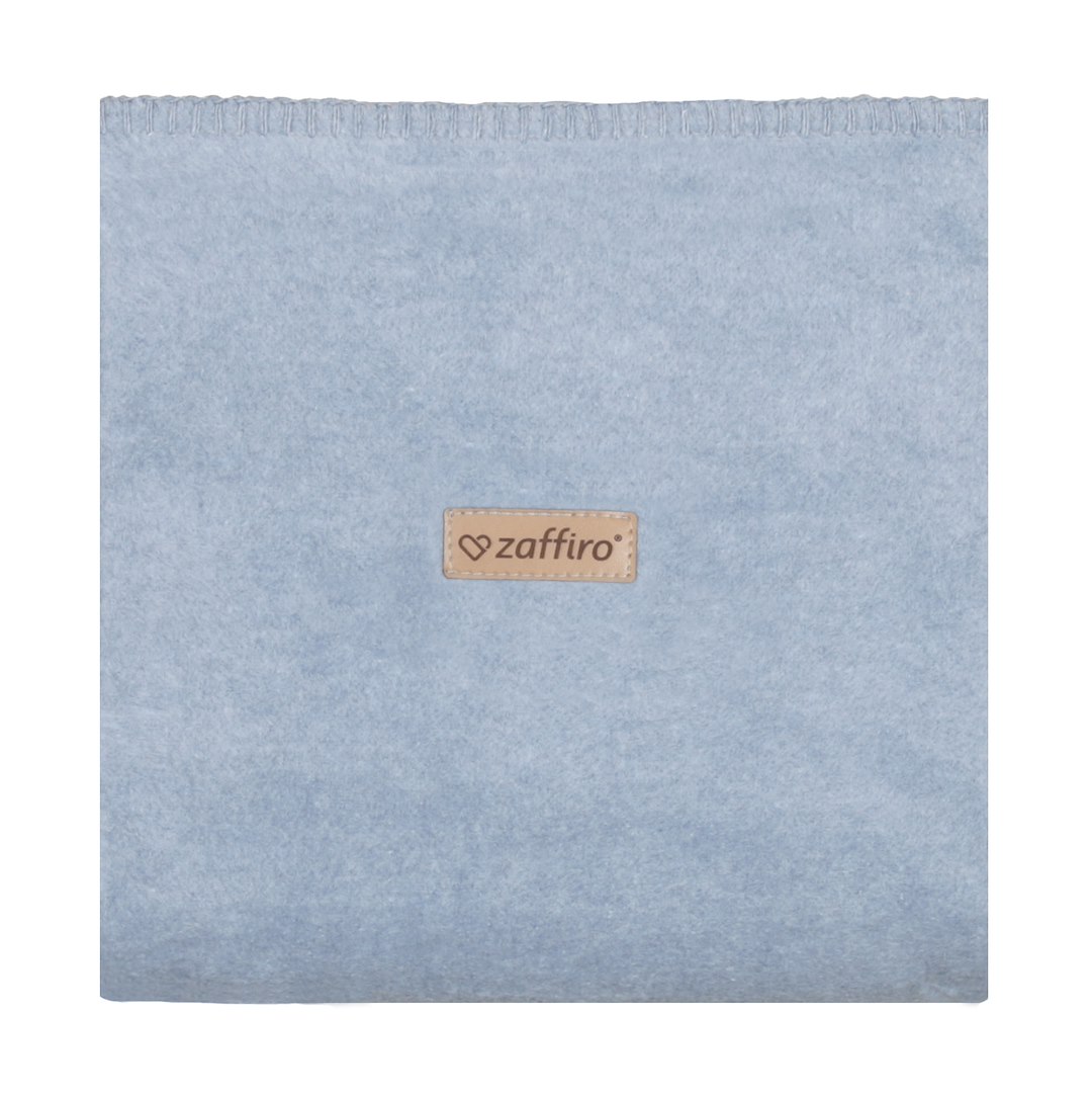 Koc bawełniany Oslo 75x100cm baby blue