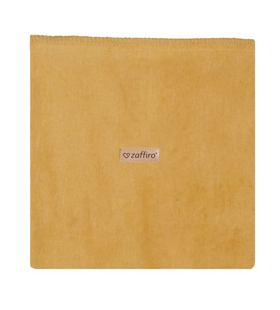 Cotton blanket Oslo 75x100cm mustard