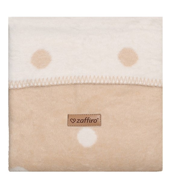 Cotton blanket Bari 75x100cm beige