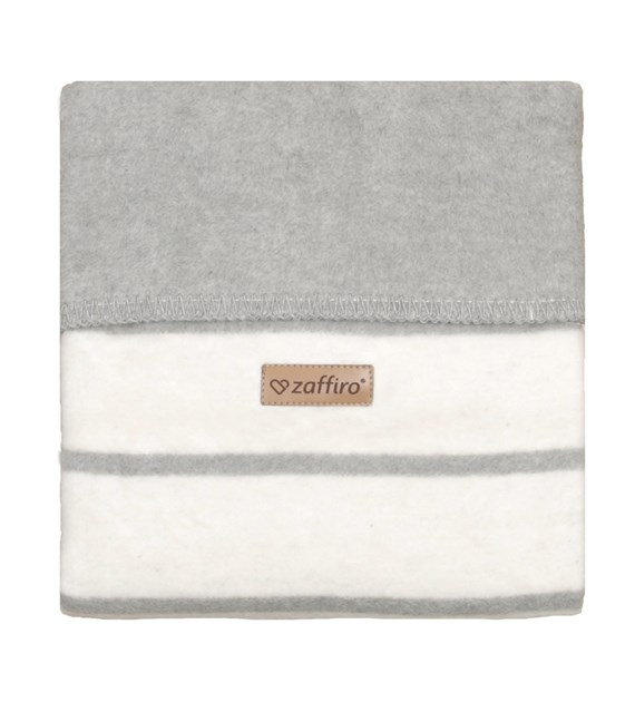 Cotton blanket Alba 75x100cm grey