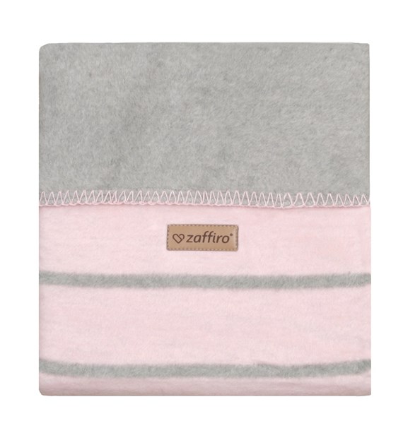Cotton blanket Alba 75x100cm baby pink