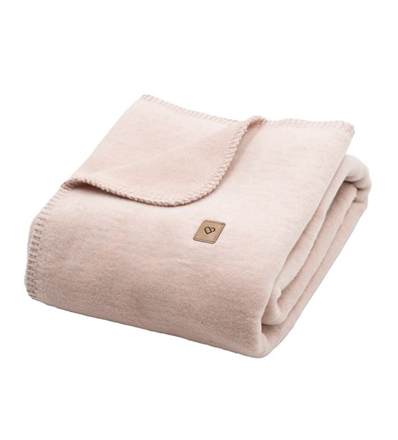 Koc bawełniany Oslo 100x150cm baby pink