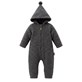 Kombinezon wełniany dla dzieci Sierra 62/68 anthracite
