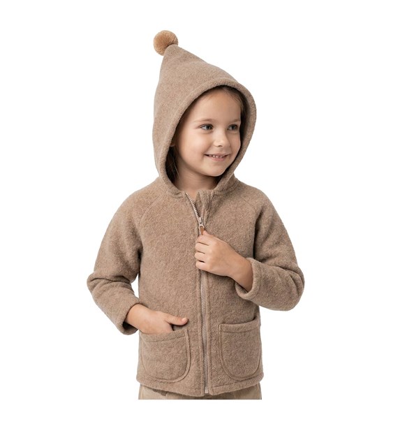 Kurteczka dziecięca wełniana Meri Sierra 98/104 brown
