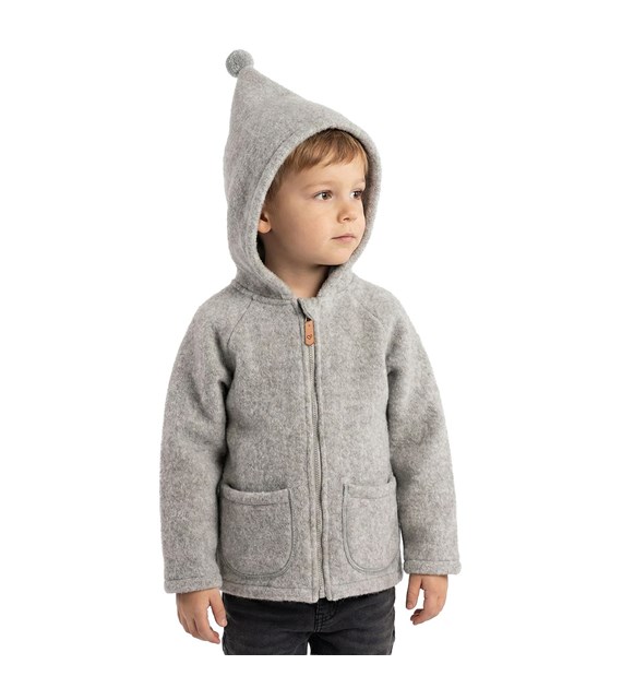 Kurteczka dziecięca wełniana Meri Sierra 122/128 grey