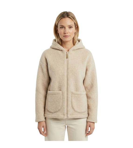 Kurtka dla kobiet wełniana Zoya Sierra M beige