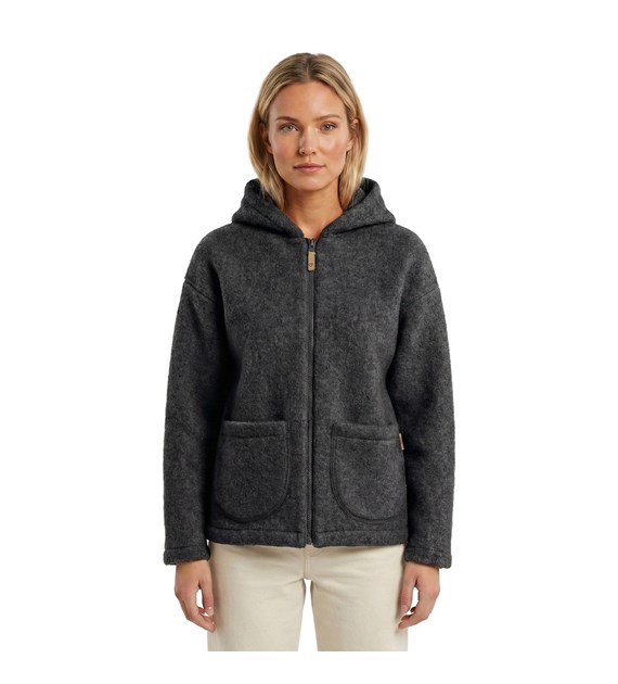 Kurtka dla kobiet wełniana Zoya Sierra XL anthracite