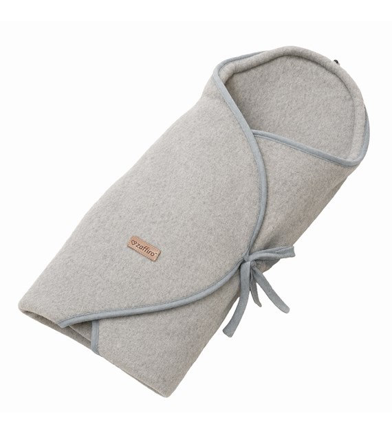 Otulacz wełniany Sierra 0-12m grey