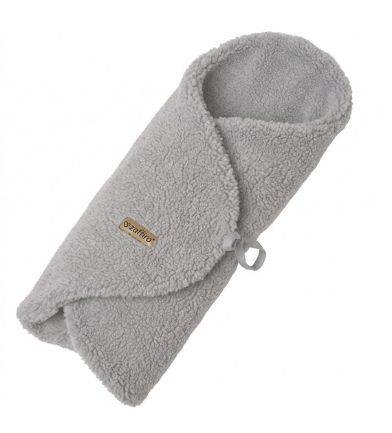 Otulacz wełniany Double Nevada 0-12m grey