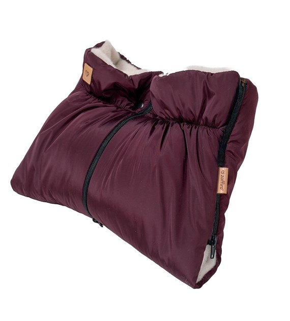 Mufka do wózka Aspen burgundy