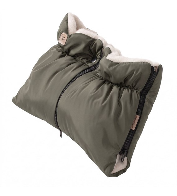 Two-parts hand muffs Aspen khaki