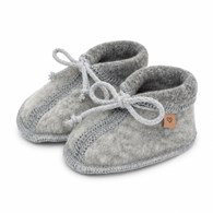 Buciki dziecięce wełniane Nevada 0-6m grey