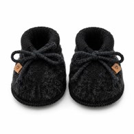 Buciki dziecięce wełniane Nevada 6-12m anthracite