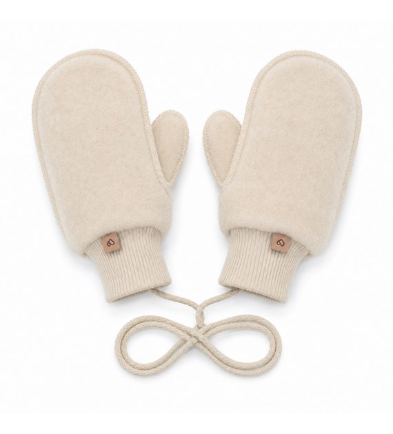 Rękawiczki dziecięce wełniane Sierra 3-5y beige