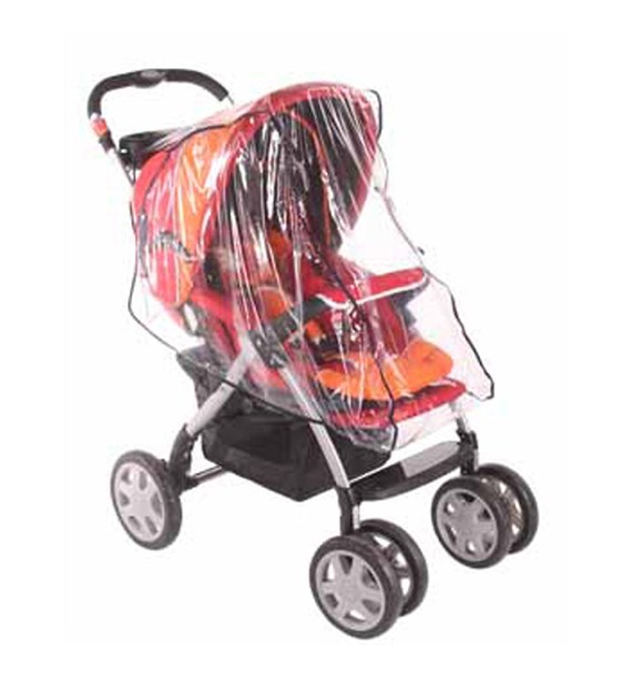 Deep stroller cover transparent