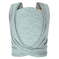 Chusta wiązana BeClose Leaves 70x460cm mint