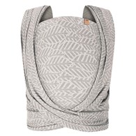 Chusta wiązana BeClose Leaves 70x460cm grey