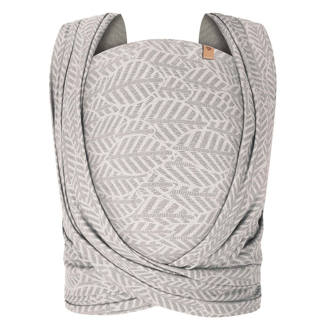 Chusta wiązana BeClose Leaves 70x460cm grey