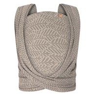 Chusta wiązana BeClose Leaves 70x460cm beige