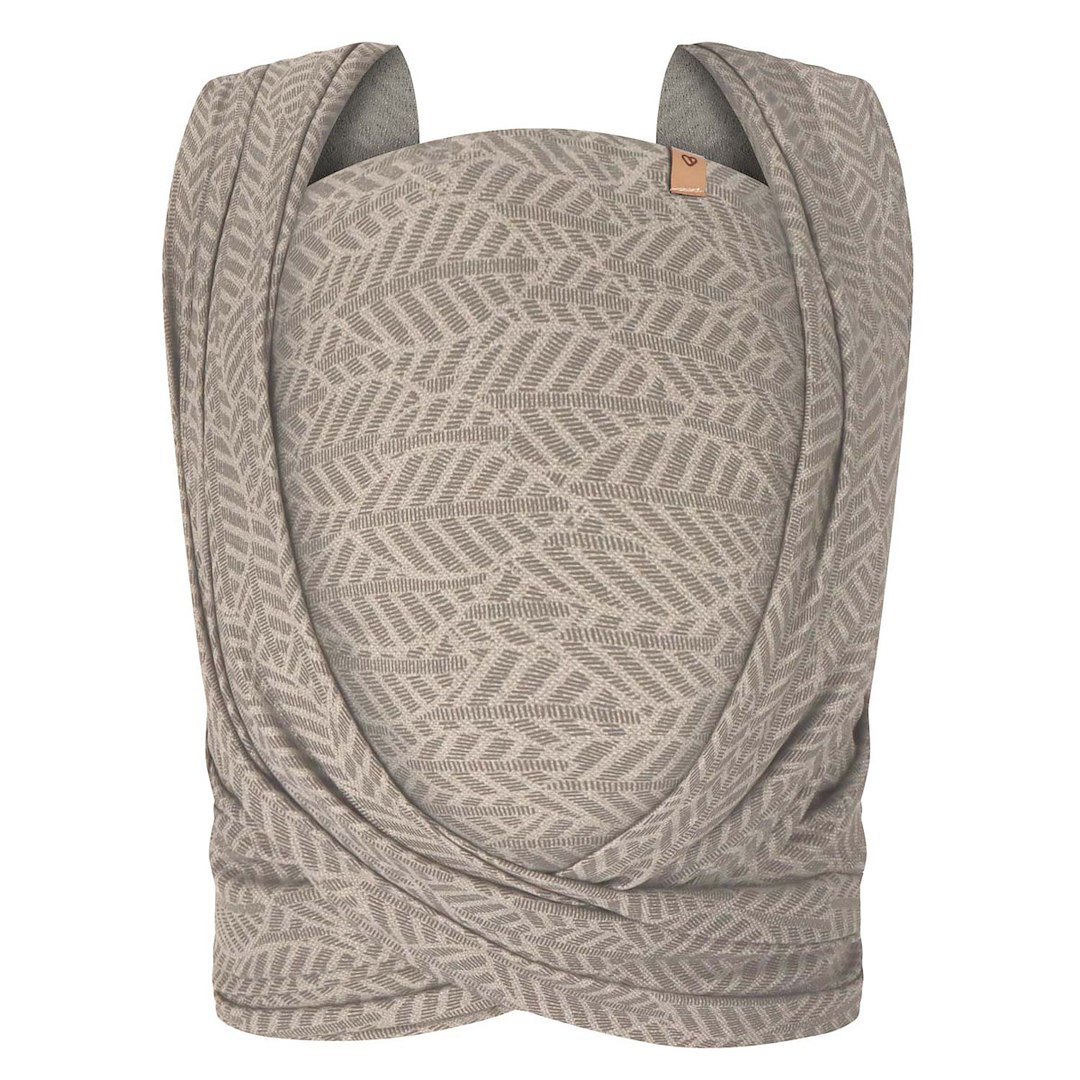 Chusta wiązana BeClose Leaves 70x460cm beige