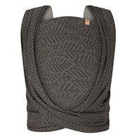 Chusta wiązana BeClose Leaves 70x460cm anthracite