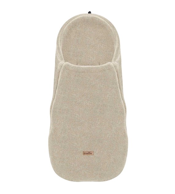 Wool footmuffs mini Sierra 0-18m beige
