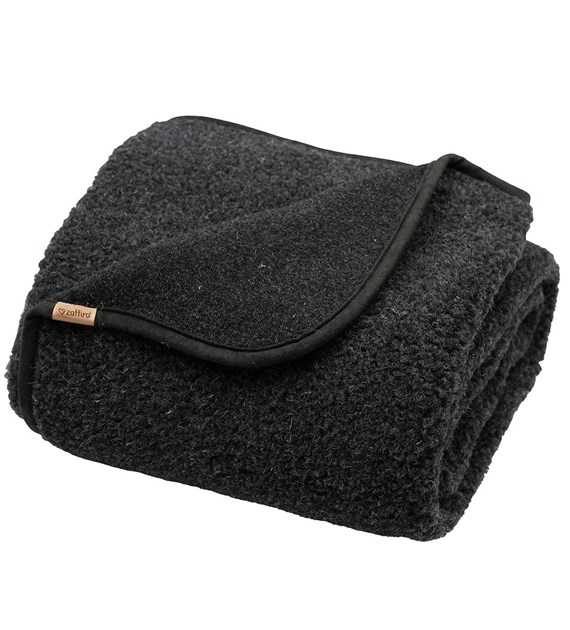 Koc wełniany Nevada 100x150cm anthracite