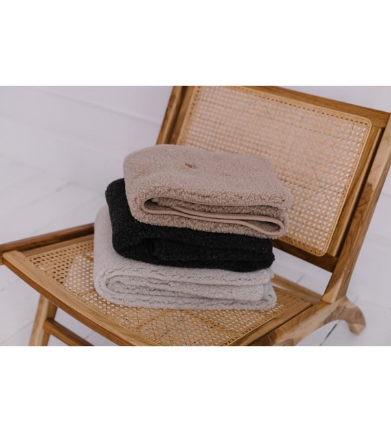 Wool blanket Nevada 100x150cm anthracite