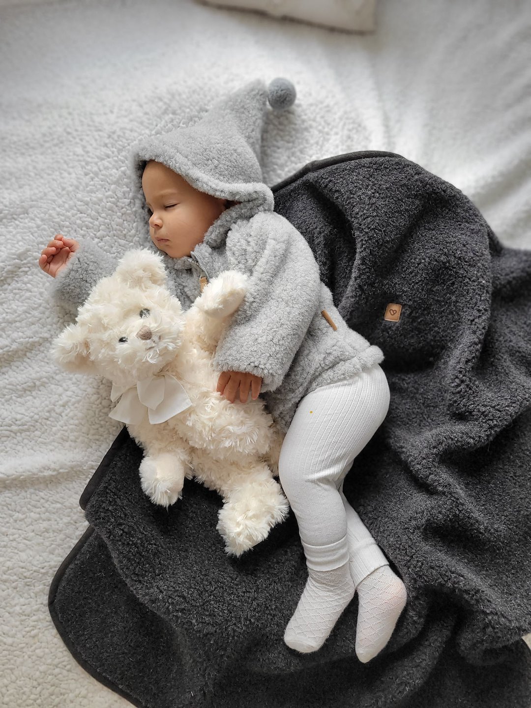 Kombinezon wełniany Nevada 62/68 grey