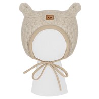 Czapeczka Violet wełniana Nevada S 0-6m beige