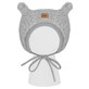 Czapeczka Violet wełniana Nevada S 0-6m grey