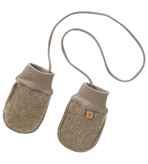 Wool kiddy hand muff Sierra 0-12m brown