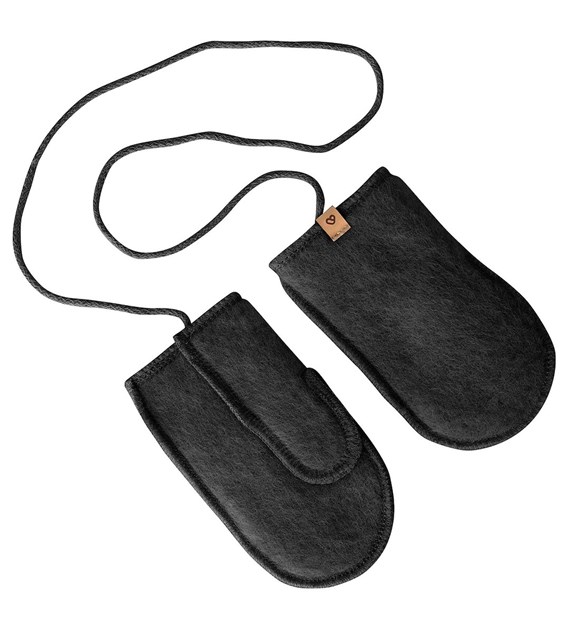 Wool kiddy hand muff Sierra 1-3y anthracite