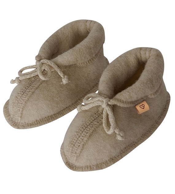 Wool baby shoes Sierra S 0-6m brown