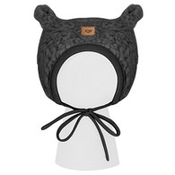 Czapeczka Violet wełniana Nevada S 0-6m anthracite
