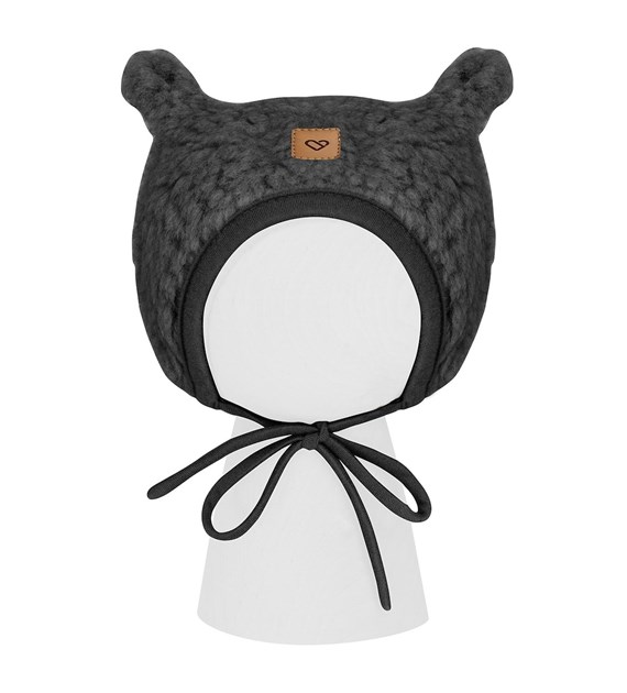 Wool cap Violet Nevada M 6-12m anthracite