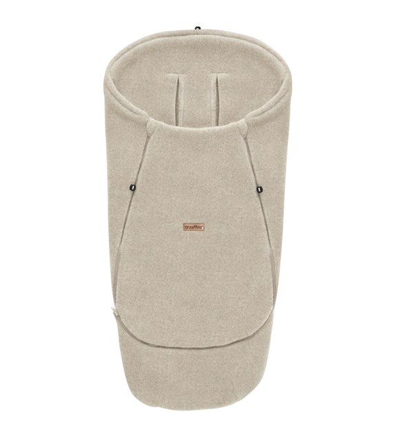 Adjustable wool footmuffs Sierra 0-36m beige