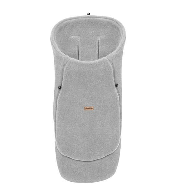 Adjustable wool footmuffs Sierra 0-36m grey