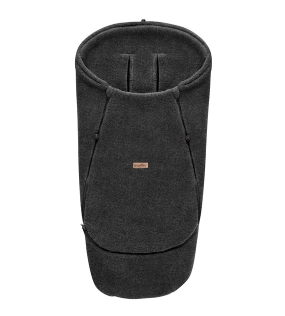 Adjustable wool footmuffs Sierra 0-36m anthracite