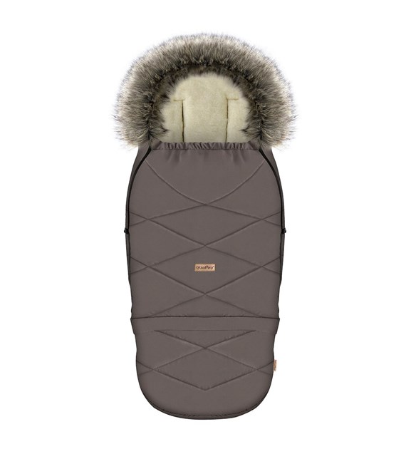 Adjustable footmuff with bag GrowUP Nordico 0-36m taupe