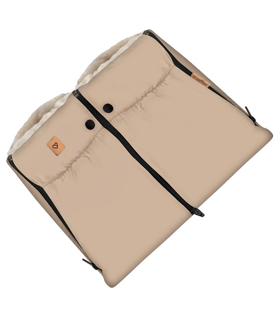 Two-parts hand muffs Aspen vanilla