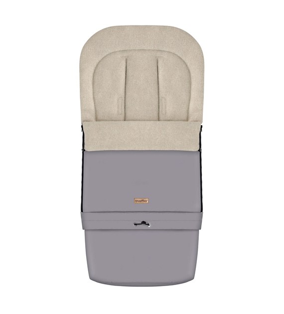 Adjustable footmuff SleepGrow Aspen 0-36m steel grey