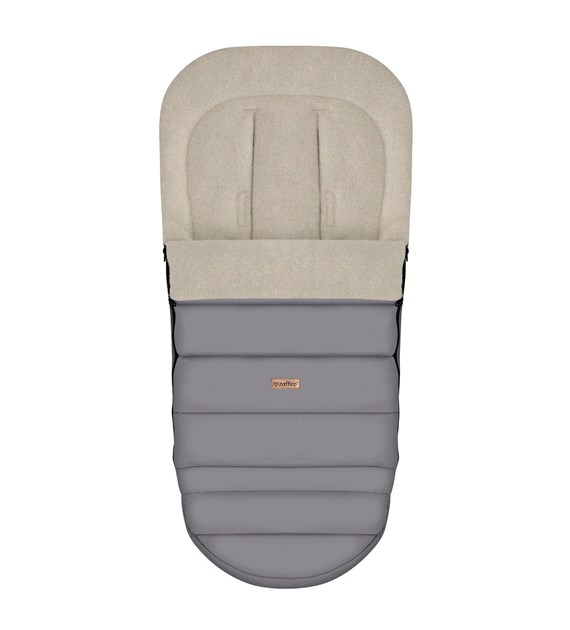 Adjustable footmuff iGrow Aspen 0-36m steel grey