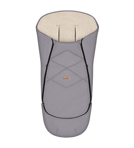 Adjustable footmuff EverGrow Aspen 0-36m steel grey