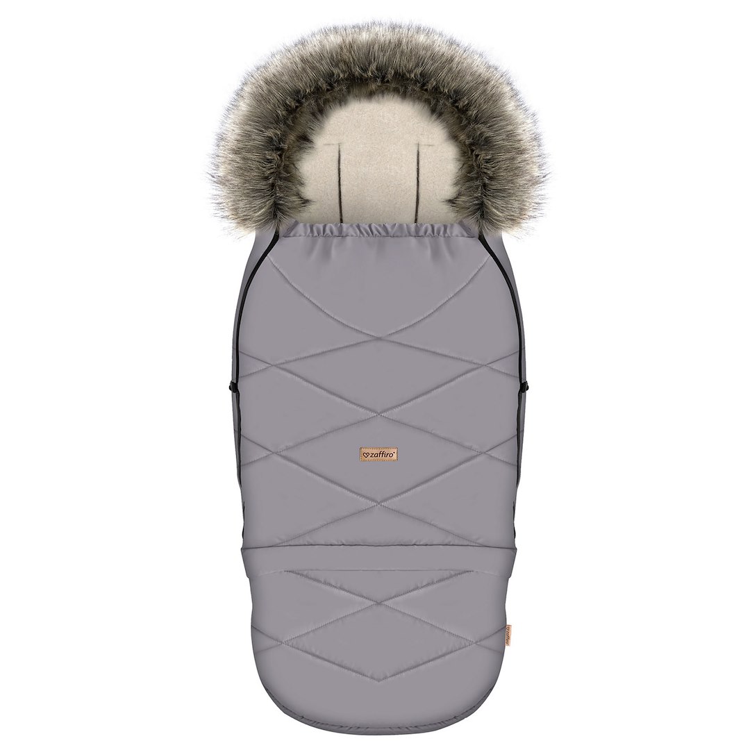 Regulowany śpiwór z torbą GrowUP Aspen 0-36m steel grey