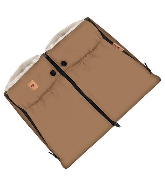 Two-parts hand muffs Aspen toffee