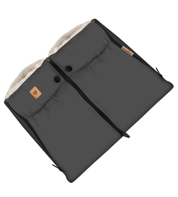 Two-parts hand muffs Aspen anthracite