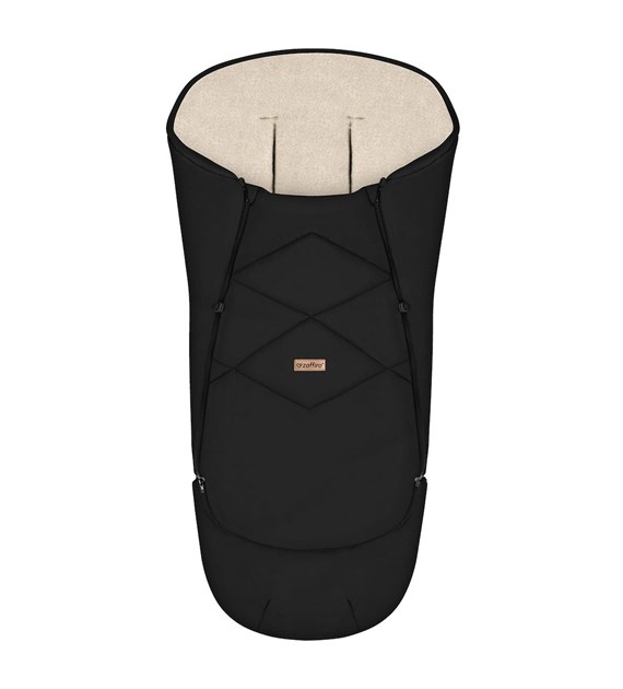 Adjustable footmuff EverGrow Aspen 0-36m black